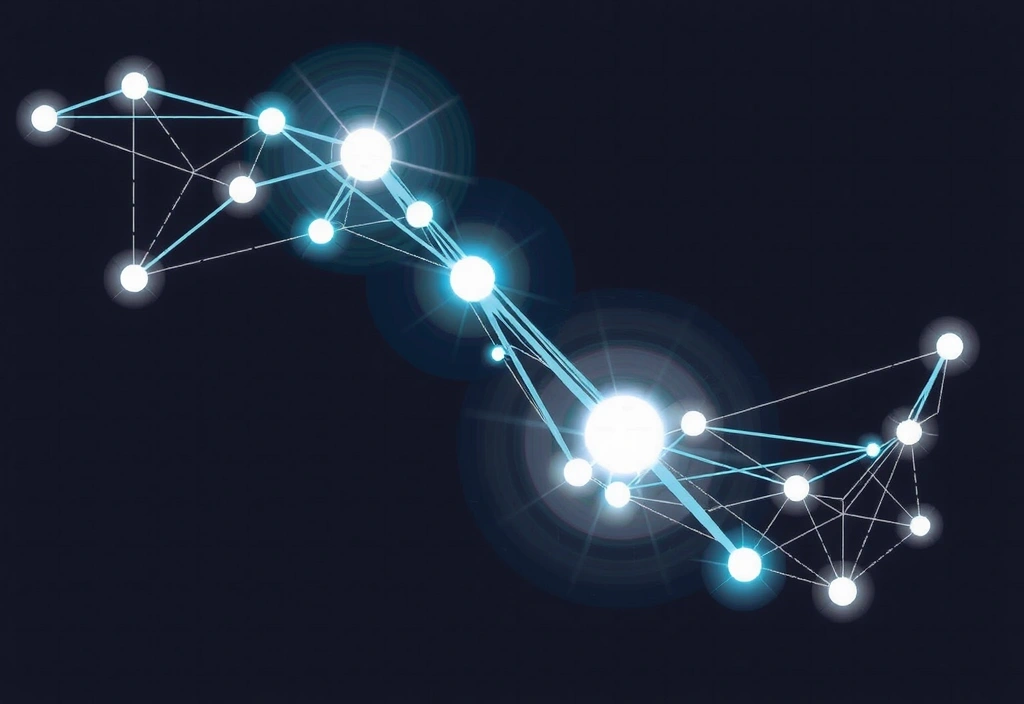 Abstract tech-inspired graphic representing digital innovation and web development