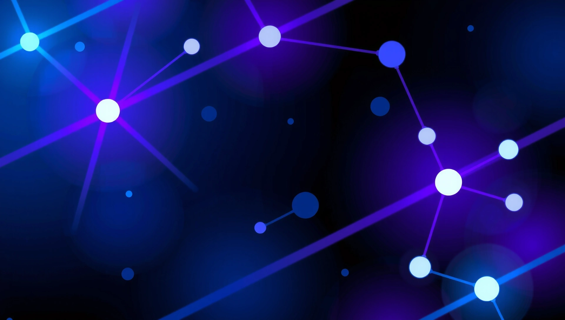 Abstract connection lines and dots symbolizing digital communication and networking