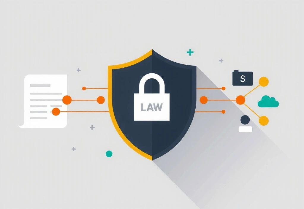 Abstract image representing legal disclaimers and protection